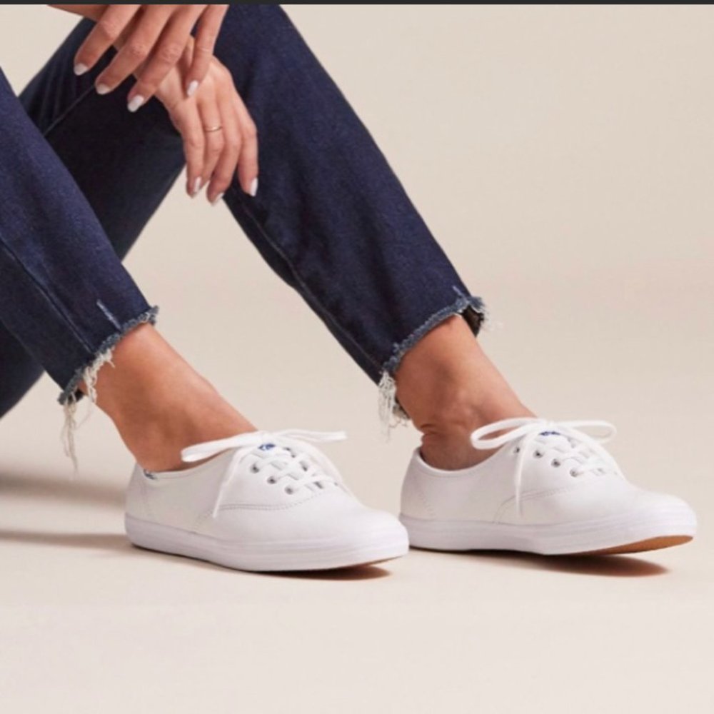 NEW* Keds Champion Original White Leather Shoe Sneakers Size 10 *NWOB
